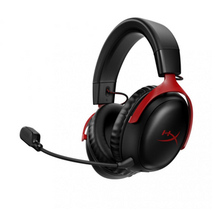 Навушники з мікрофоном HyperX Cloud III Wireless Black/Red (77Z46AA) 77Z46AA фото