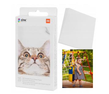 Фотопапір Xiaomi Mi Pocket Print Instant Photo Paper 5x7,6см 287/20 (TEJ4019GL) TEJ4019GL фото