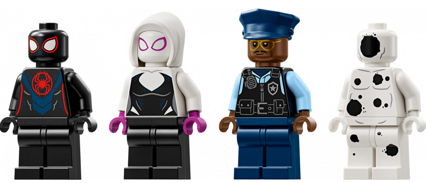Блоковий конструктор LEGO Super Heroes Всесвіт-павук: Майлз Моралес проти Плями 375 деталей (76311) 76311 фото
