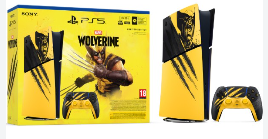 Стаціонарна ігрова приставка Sony PlayStation 5 Slim Digital Edition 825GB Marvel's Wolverine Limited Edition 711719072249 фото