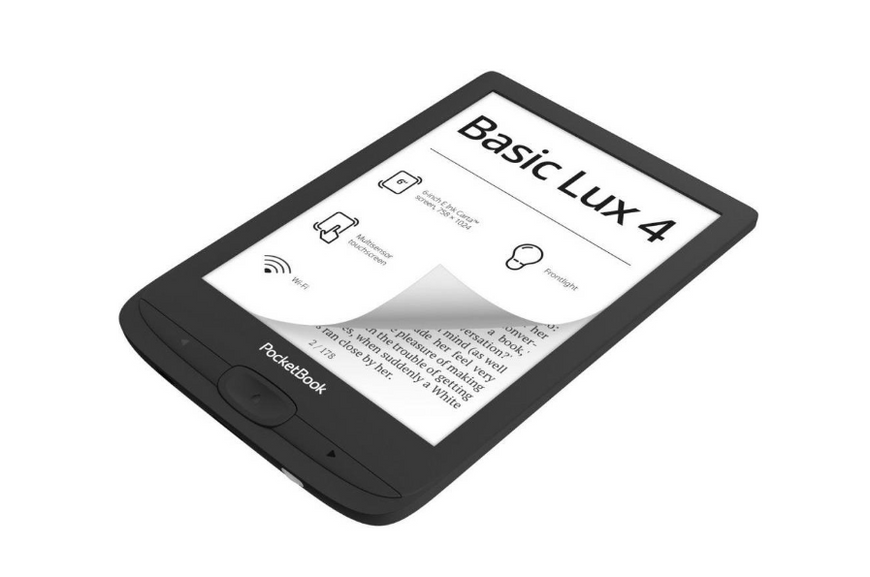 Електронна книга з підсвічуванням PocketBook 618 Basic Lux 4, Black (PB618-P-CIS) PB618-P-CIS фото