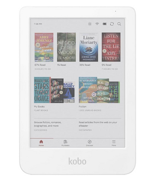 Електронна книга з підсвічуванням Kobo Clara Colour 16GB White (N367-KU-WH-K-CK) N367-KU-WH-K-CK фото