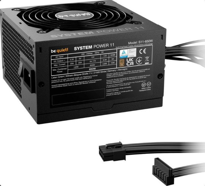 Блок живлення be quiet! System Power 11 650W (BP011) BP011 фото