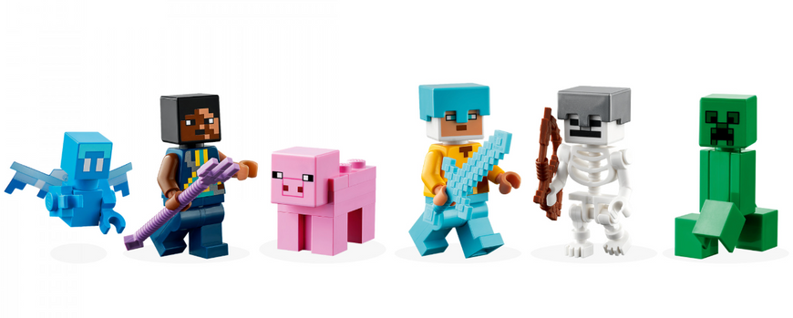 Блоковий конструктор LEGO Minecraft Форпост з мечем (21244) 21244 фото