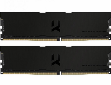 Пам'ять для настільних комп'ютерів GOODRAM 32 GB (2x16GB) 3600 MHz Iridium Pro Deep Black (IRP-K3600D4V64L18/32GDC) IRP-K3600D4V64L18/32GDC фото
