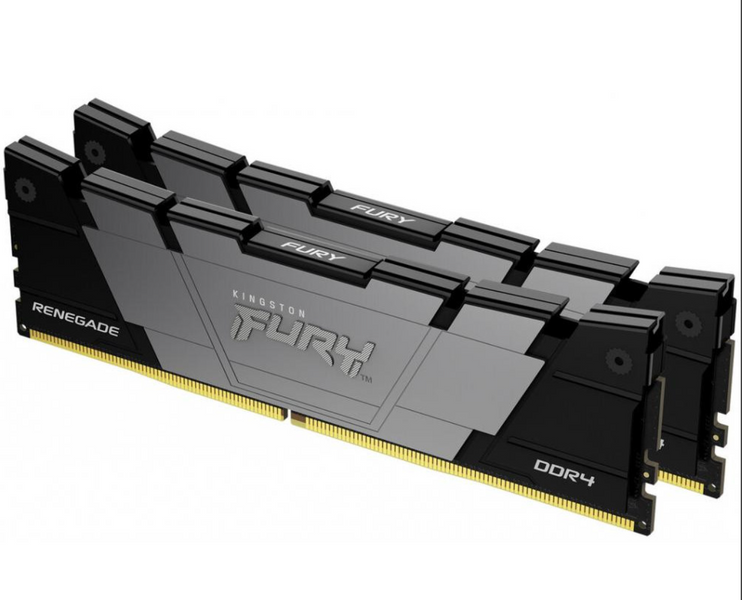 Пам'ять для настільних комп'ютерів Kingston FURY 32 GB (2x16GB) DDR4 3600 MHz Renegade Black (KF436C16RB12K2/32) KF436C16RB12K2/32 фото