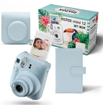 Фотоапарат Fujifilm Instax Mini 12 Blue + чохол + альбом 5903949734454  фото