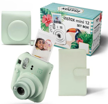 Фотоапарат Fujifilm Instax Mini 12 Green + чохол + альбом 5903949734478  фото