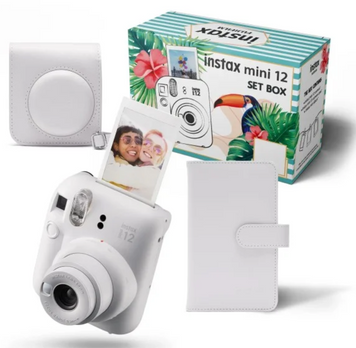 Фотоапарат Fujifilm Instax Mini 12 White + чохол + альбом 5903949734461 фото