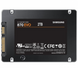 SSD накопичувач Samsung 870 EVO 2 TB (MZ-77E2T0B) MZ-77E2T0B фото 3