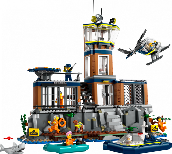 Блоковий конструктор LEGO City Поліцейський острів-в'язниця (60419) 60419 фото