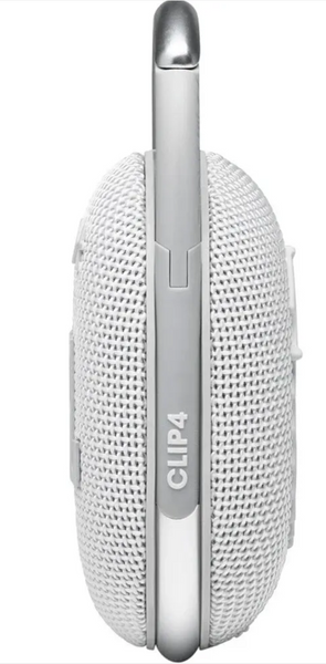 Портативні колонки JBL Clip 4 White (JBLCLIP4WHT) JBLCLIP4WHT фото