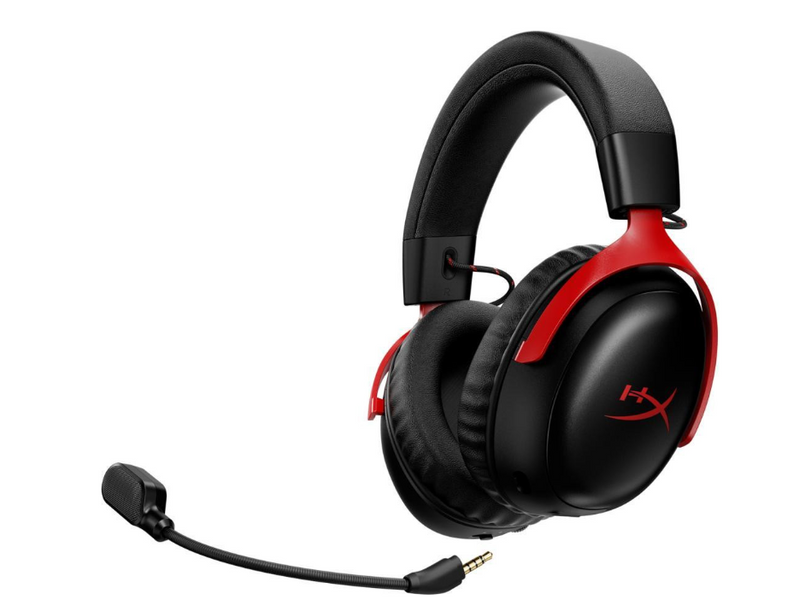 Навушники з мікрофоном HyperX Cloud III S Wireless Black/Red (A59Z0AA) A59Z0AA фото