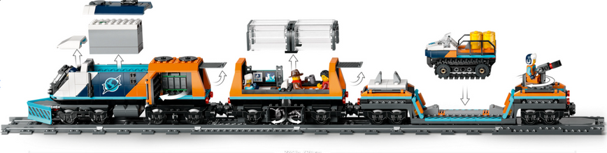 Блоковий конструктор LEGO City Арктичний дослідницький експрес (60470) 60470 фото