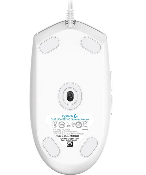 Миша Logitech G102 Lightsync USB White (910-005824) 910-005824 фото