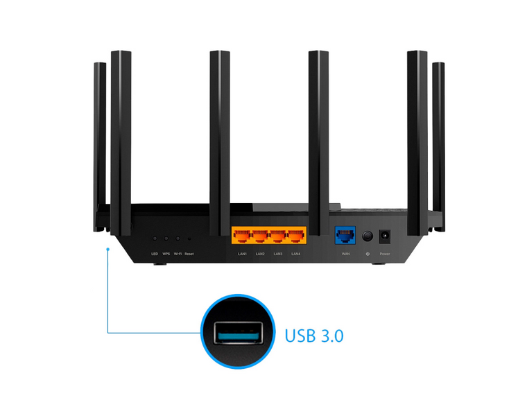 Бездротовий маршрутизатор (роутер) TP-Link Archer AX73 Archer AX73 фото