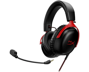 Навушники з мікрофоном HyperX Cloud III Black/Red (727A9AA) 727A9AA фото