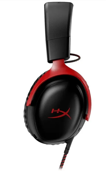 Навушники з мікрофоном HyperX Cloud III Black/Red (727A9AA) 727A9AA фото