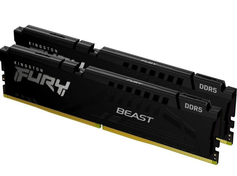 Пам'ять для настільних комп'ютерів Kingston FURY 32 GB (2x16GB) DDR5 5600 MHz FURY Beast (KF556C36BBEK2-32) KF556C36BBEK2-32 фото