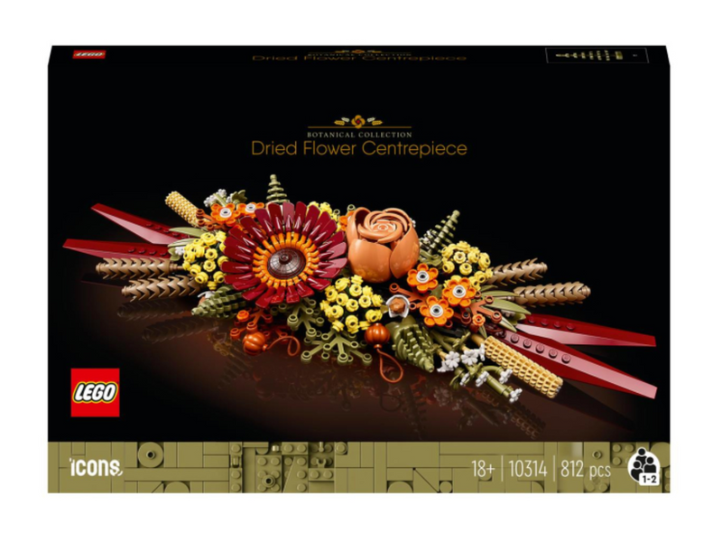 Блоковий конструктор LEGO Icons Ікебана з сухоцвітів (10314) 10314 фото