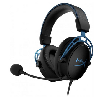 Навушники з мікрофоном HyperX Cloud Alpha S Blue (HX-HSCAS-BL) HX-HSCAS-BL фото