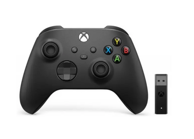 Геймпад Microsoft Xbox Series X | S Wireless Controller Carbon Black + Wireless Adapter for Windows (1VA-00002) 1VA-00002 фото